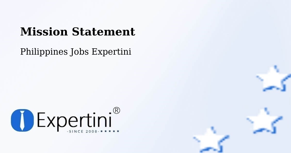 Corporate Mission – Dapitan - Philippines Jobs Expertini