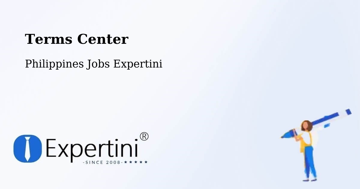 Terms of Service – Dapitan - Philippines Jobs Expertini